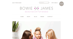 Desktop Screenshot of bowiejames.com